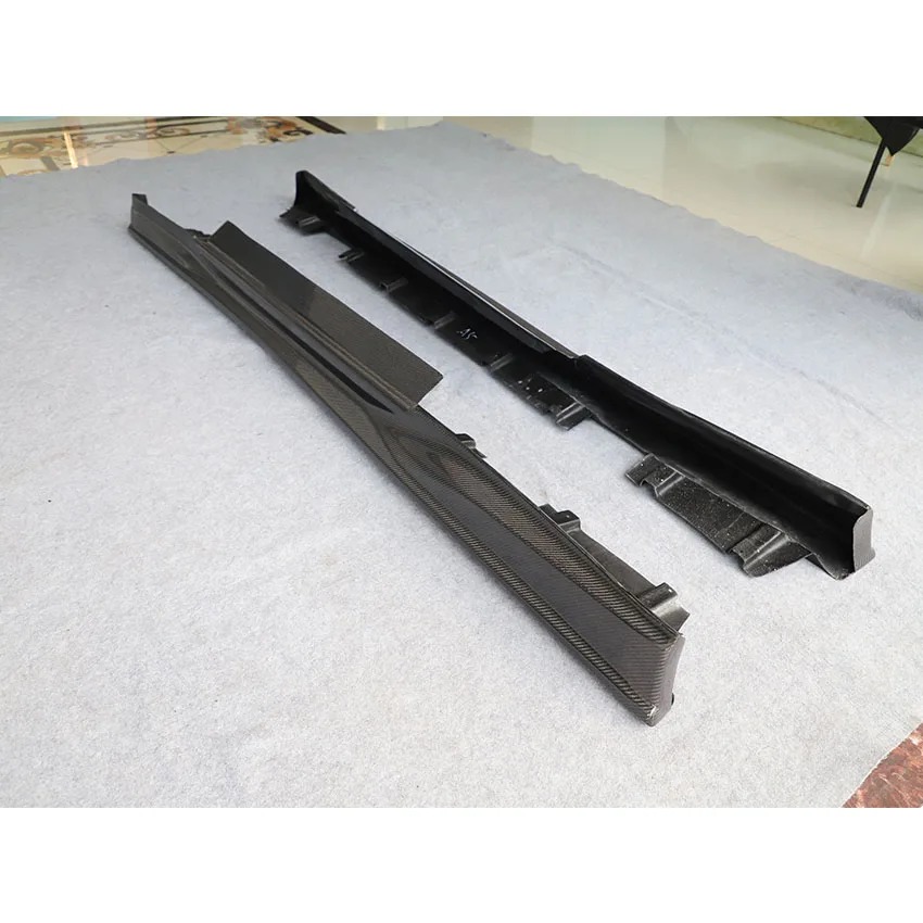 Top Secret Style Carbon Fiber Side Skirts For  GTR R35 Body Kit 2008-2019 Car Parts